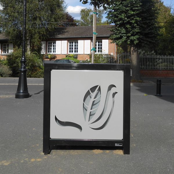 Bac à fleurs Florea acier – Image 2