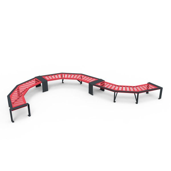 Banquette courbe Basik – Image 2
