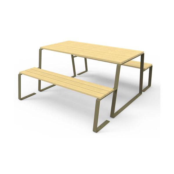 Ensemble pique-nique Feel 2 bancs – Image 2
