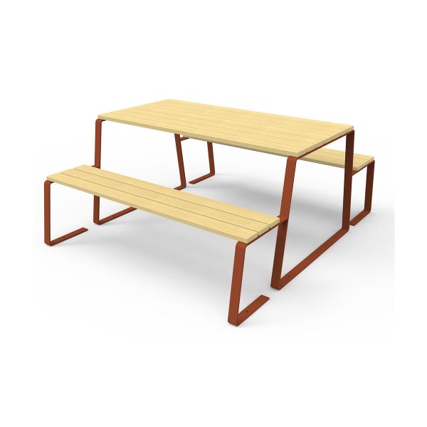 Ensemble pique-nique Feel 2 bancs – Image 4