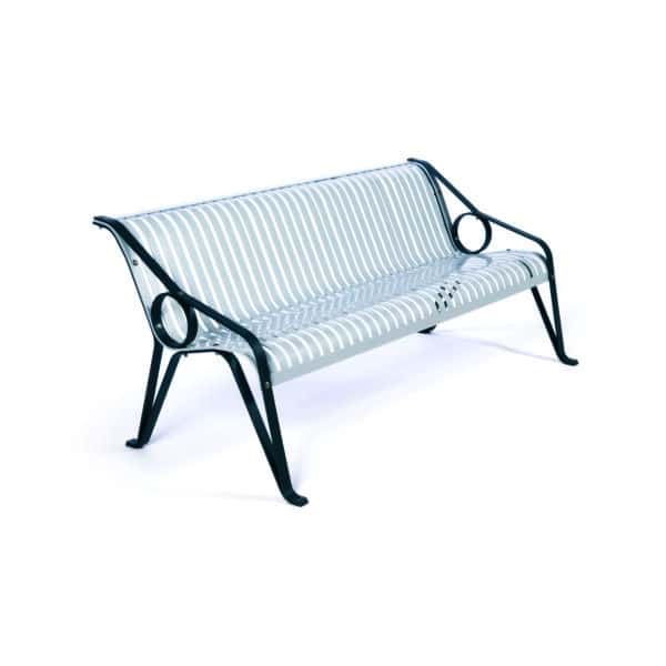 guyon mobilier urbain banc metal TULIP