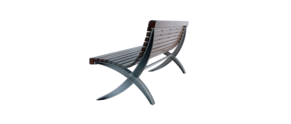 guyon mobilier urbain banc en bois ossature metal palazzo dos