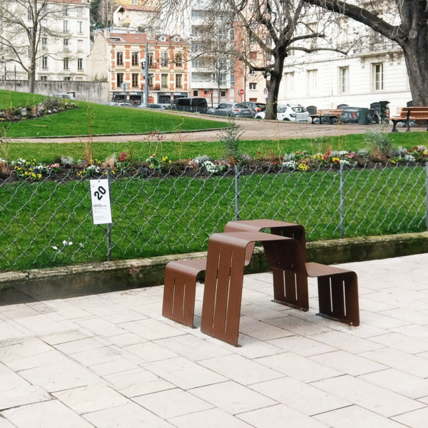 guyon fabricant mobilier urbain banc metal design CRYOU
