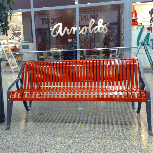 guyon mobilier urbain banc metal TULIP