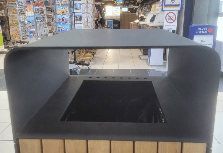 guyon mobilier urbain centre commercial plerin NEO 3